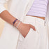 Herkimer Quartz | Silver | Uncut Gemstone Bracelet